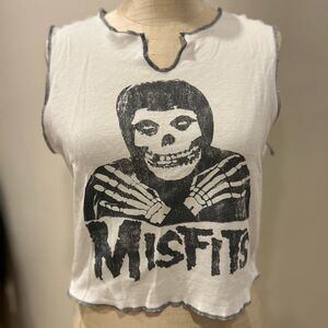 H&M Divided White Misfits Graphic Tee